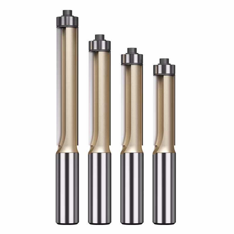 Frez prosty do drewna 2P | trzpień 12,7 mm | fi 12,7 x 63,5 | z łożyskiem - obrazek 3