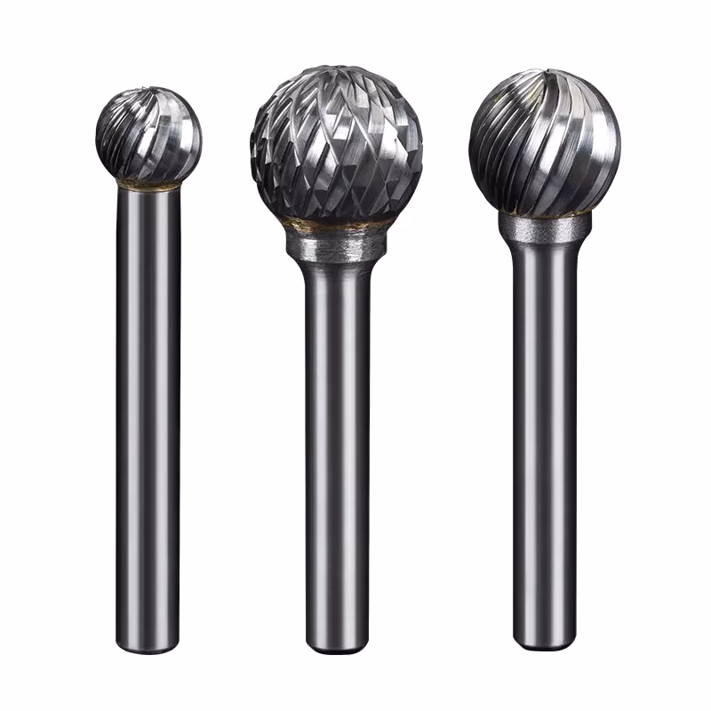 Frez pilnik obrotowy do metalu | 6 mm * 8 mm | VHM HRC 65 | Typ D — zdjęcie 4