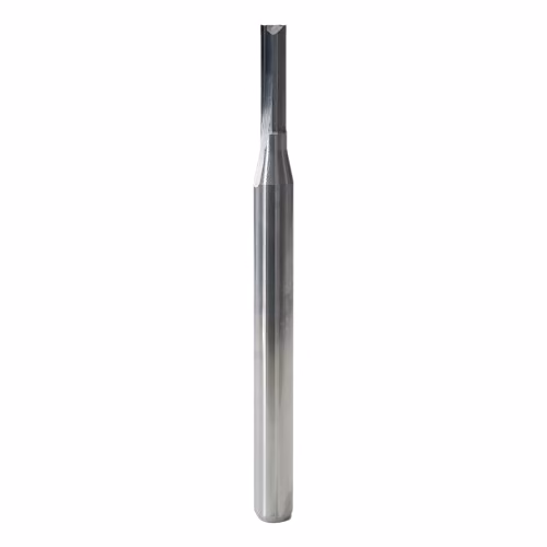 Frez prosty do drewna 2P | fi 2 mm x 8 mm x 38 mm | CNC VHM - obrazek 2