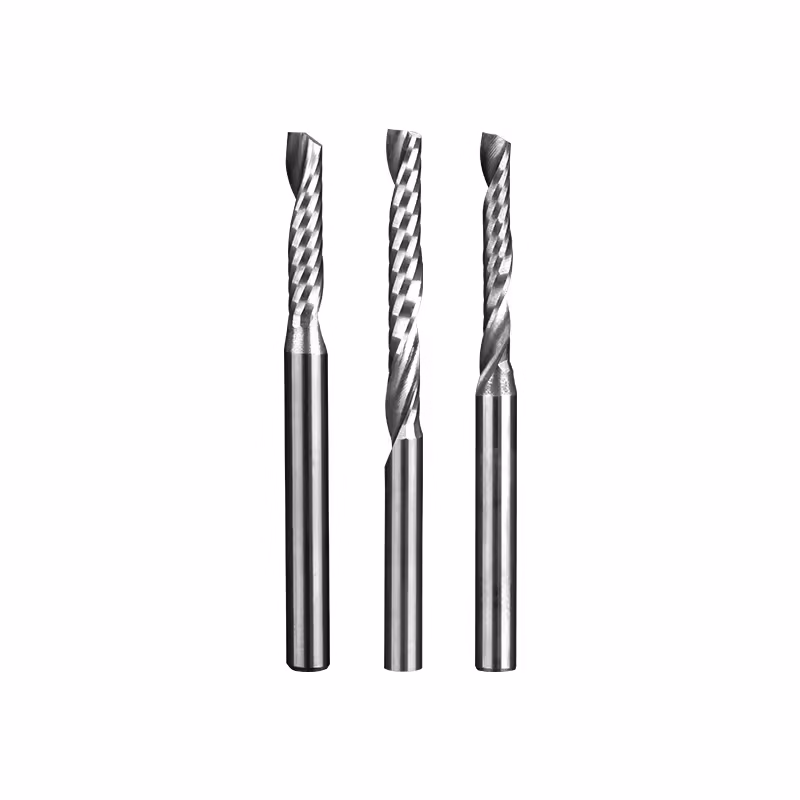 Frez uniwersalny jednopiórowy 1P | fi 3.175 x 32 x 55 | VHM CNC | Polerowany - obrazek 3