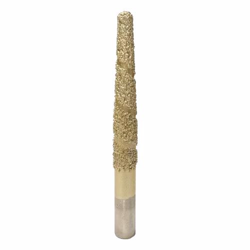 Frez diamentowy stożkowy kulowy do granitu 3D | R 4 | 12 × 80 × 120 | CNC - obrazek 2