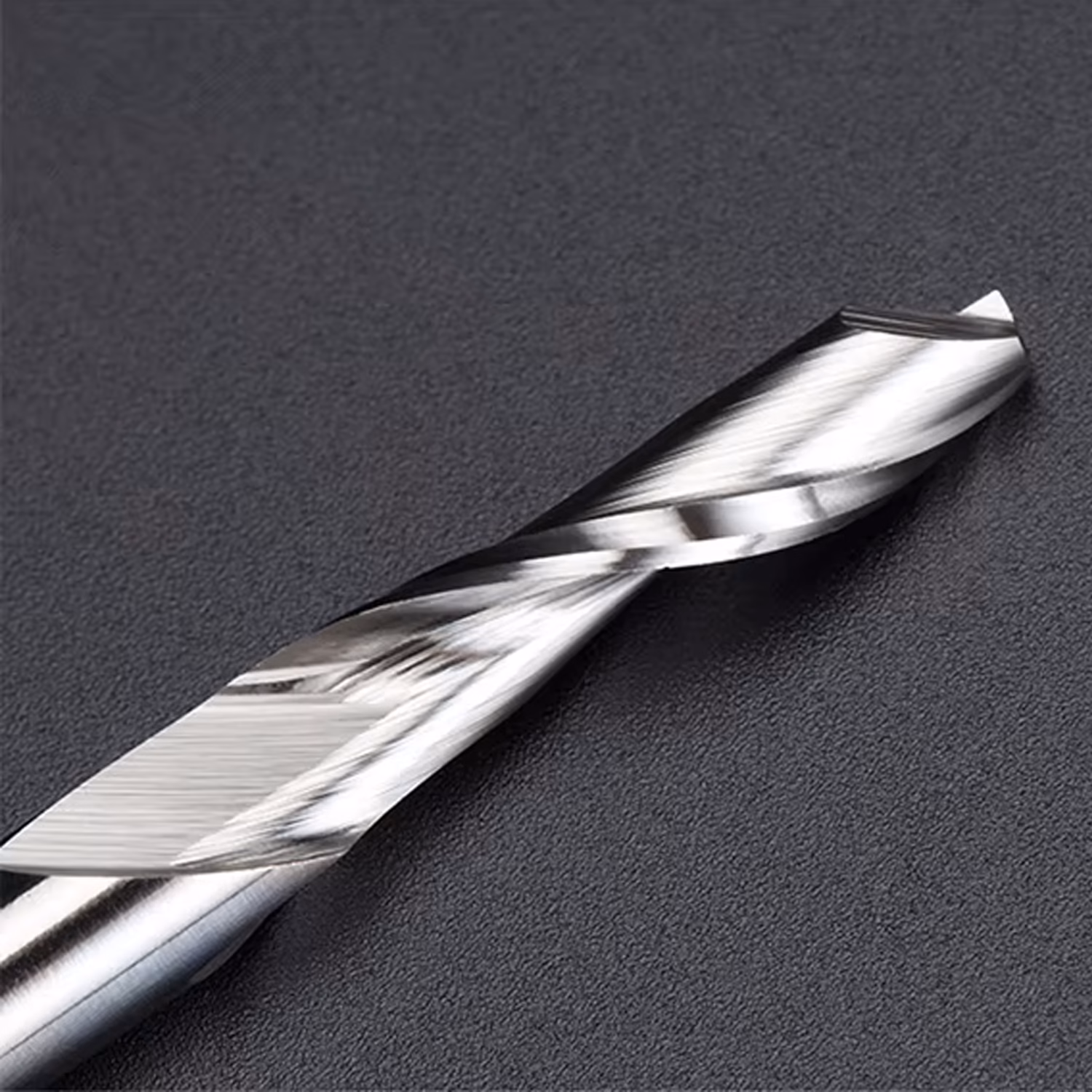 Frez jednopiórowy do aluminium 1P | fi 8 x 30 x 8 x 100 | CNC HSS HRC55 - obrazek 4