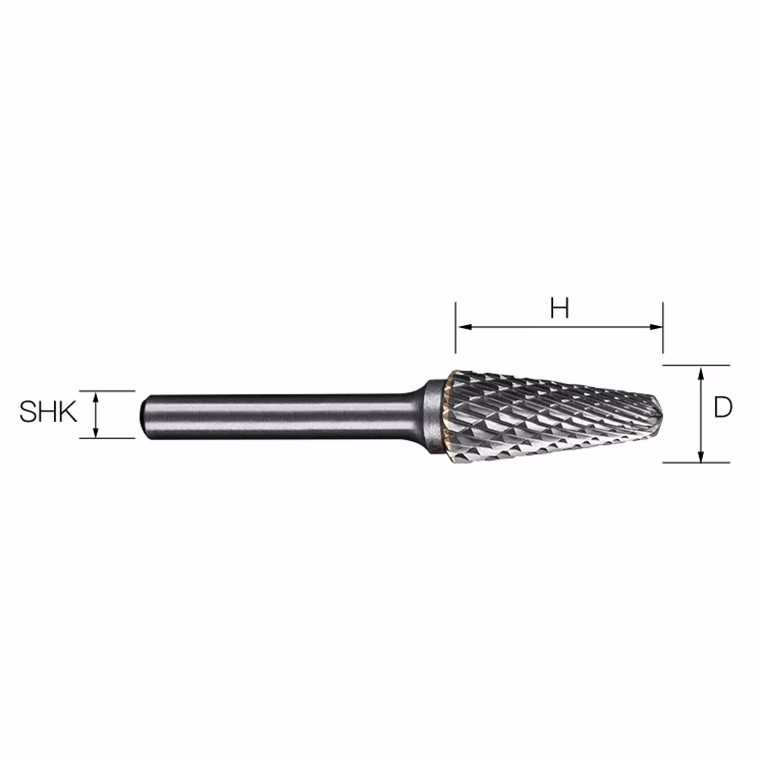 Frez pilnik obrotowy do metalu | 6 mm * 12 mm | VHM HRC 65 | Typ L — zdjęcie 7