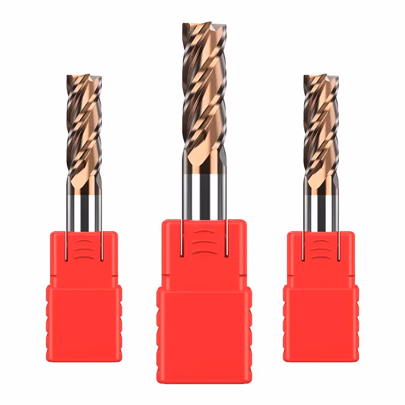 Frez palcowy do metalu 4P | fi 1 mm * 50 mm | CNC VHM HRC 55 - obrazek 3