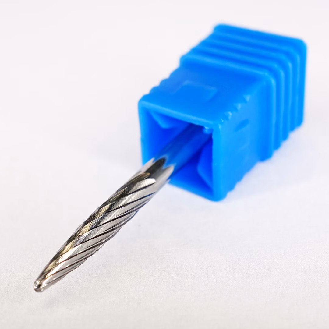 Frez pilnik obrotowy do metalu | 3 mm * 3 mm | VHM HRC 65 | Typ F — zdjęcie 2